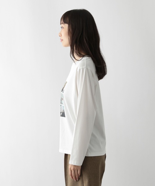 FOUND GOOD（ファウンドグッド）の「多機能アソートロンTEE（Tシャツ/カットソー・レディース・グレー系8/ホワイト系6/ホワイト系4/ブラック/ホワイト系5/ホワイト系3・L/M/S）」の9枚目の写真