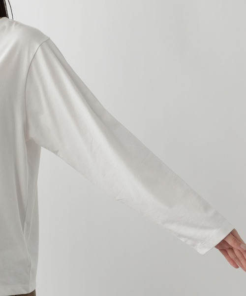 FOUND GOOD（ファウンドグッド）の「多機能アソートロンTEE（Tシャツ/カットソー・レディース・グレー系8/ホワイト系6/ホワイト系4/ブラック/ホワイト系5/ホワイト系3・L/M/S）」の12枚目の写真