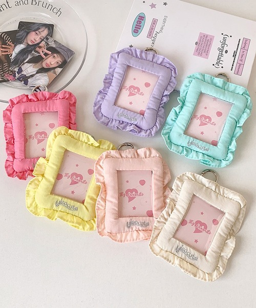 セール】推し活トレカホルダー/フリルフレームカードホルダー