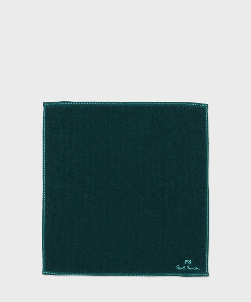 PS Paul Smith（ピーエスポールスミス）の「PS Paul Smith タオルハンカチ【250365 THANK】（ハンカチ/ハンドタオル・メンズ・ダークグリーン/ネイビー/ベージュ/ブラック・FREE）」の3枚目の写真