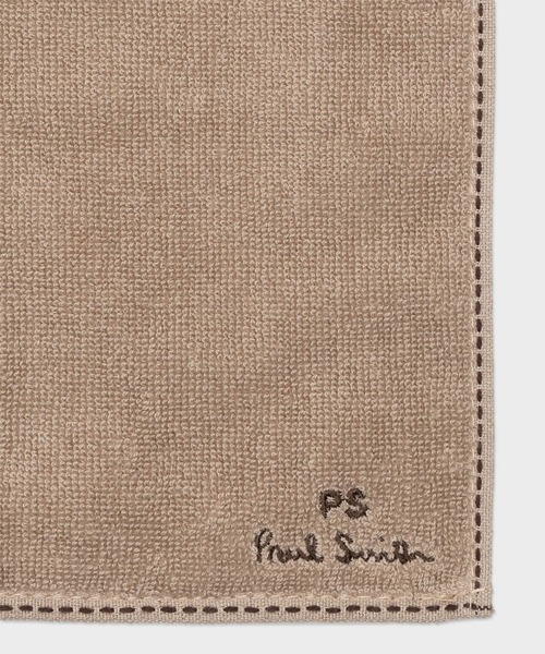 PS Paul Smith（ピーエスポールスミス）の「PS Paul Smith タオルハンカチ【250365 THANK】（ハンカチ/ハンドタオル・メンズ・ダークグリーン/ネイビー/ベージュ/ブラック・FREE）」の6枚目の写真