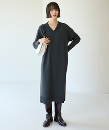 セール】UNFILO｜アンフィーロのワンピース（グレー/灰色系・長袖