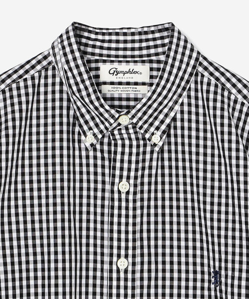 GYMPHLEX(ジムフレックス)の「Gymphlex | 長袖 ボタンダウンシャツ GINGHAM WOMEN(シャツ/ブラウス・レディース・ブラック系その他・16/14/12)」の3枚目の写真