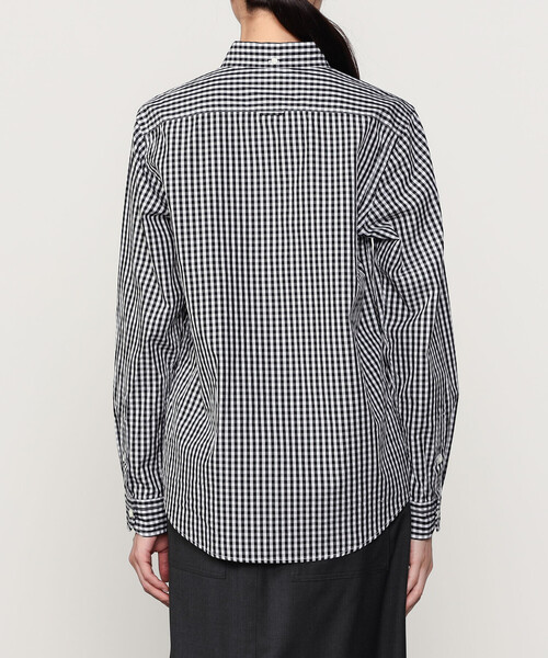 GYMPHLEX(ジムフレックス)の「Gymphlex | 長袖 ボタンダウンシャツ GINGHAM WOMEN(シャツ/ブラウス・レディース・ブラック系その他・16/14/12)」の10枚目の写真
