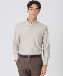 【Nikkei magazine掲載】【STUART'S TRAVELER】ミニチェックプリント ストレッチシャツ