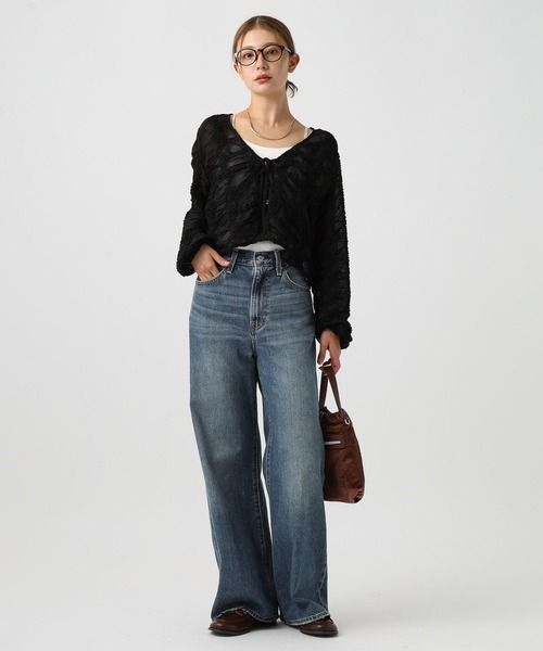 Levi's（リーバイス）の「【Levi's(R)（リーバイス(R)）】RIBCAGE WIDE（デニムパンツ・レディース・インディゴブルー・SMALL/MEDIUM）」の11枚目の写真