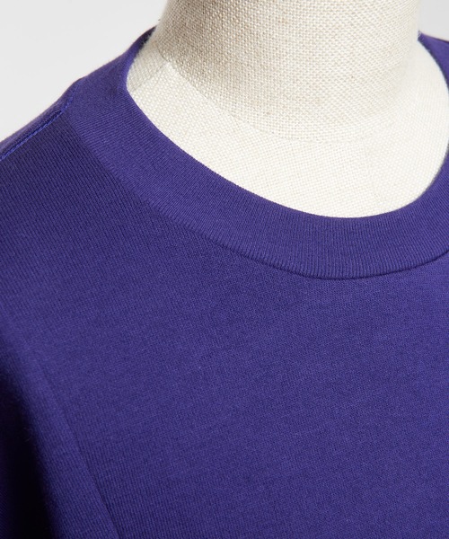 gomme（ゴム）の「40/-コーマ裏毛　ＳタックＴ（Tシャツ/カットソー・レディース・ブラック/パープル/チャコールグレー・MEDIUM）」の11枚目の写真