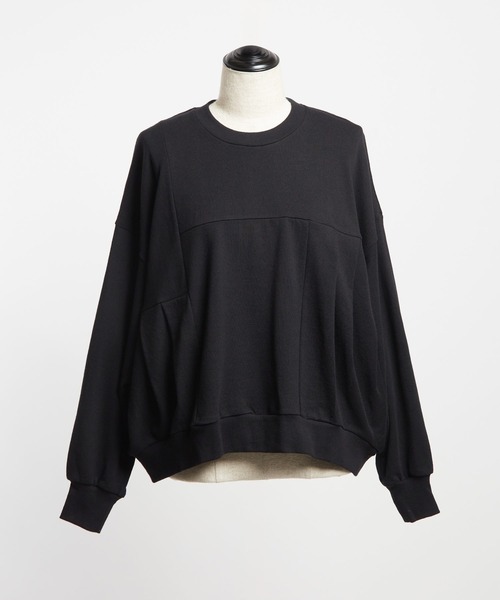 gomme（ゴム）の「40/-コーマ裏毛　ＳタックＴ（Tシャツ/カットソー・レディース・ブラック/パープル/チャコールグレー・MEDIUM）」の19枚目の写真