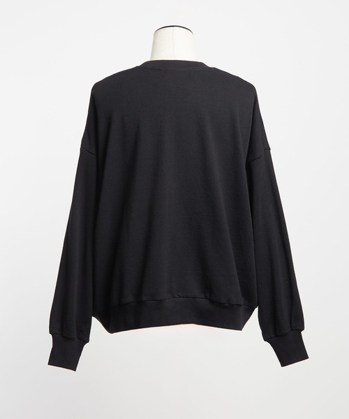 gomme（ゴム）の「40/-コーマ裏毛　ＳタックＴ（Tシャツ/カットソー・レディース・ブラック/パープル/チャコールグレー・MEDIUM）」の20枚目の写真