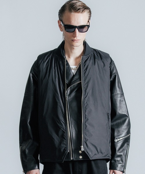 THE CRIMIE クライミー　ロッキーマウンテン　レザー　ダウンベスト CRIMIE（クライミー）の「CRIMIE×ROCKY MOUNTAIN LEATHER DOWN VEST