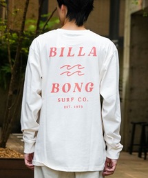 BILLABONG（ビラボン）の「BILLABONG メンズ ONE TIME ロンＴ 【REGULAR FIT】【2025年秋冬モデル】/ビラボンロゴバックプリント長袖ロンT（Tシャツ/カットソー）」