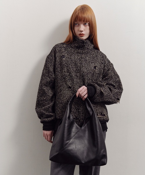 ONE.（ワンドット）の「【ONE./ワンドット】 / レザーマルシェBAG / ONE-002（ショルダーバッグ・メンズ・ブラック・FREE）」の8枚目の写真