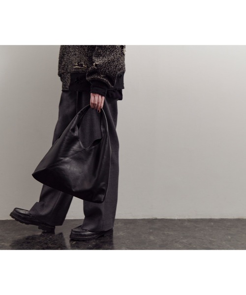 ONE.（ワンドット）の「【ONE./ワンドット】 / レザーマルシェBAG / ONE-002（ショルダーバッグ・メンズ・ブラック・FREE）」の9枚目の写真