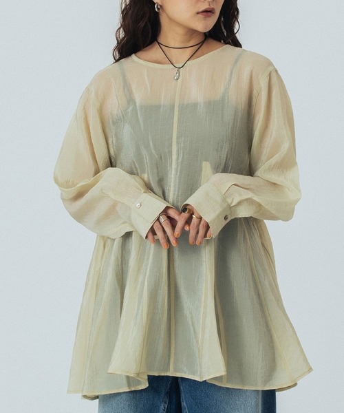 ローズバッド（ROSE BUD）/BACK RIBBON BLOUSE セール】BACK RIBBON BLOUSE（シャツ/ブラウス）｜ROSE BUD（ローズ