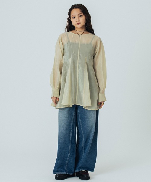 セール】BACK RIBBON BLOUSE（シャツ/ブラウス）｜ROSE BUD（ローズ