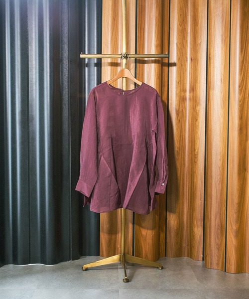 ROSE BUD(ローズバッド)の「BACK RIBBON BLOUSE(シャツ/ブラウス・レディース・ベージュ/バーガンディー/ブラック・ONE SIZE)」の22枚目の写真