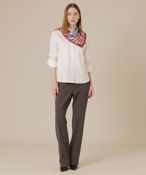 MACKINTOSH LONDON(マッキントッシュ ロンドン)の「【The Essential Collection】コットンブロードシャツ(シャツ/ブラウス・レディース・オフホワイト/ネイビー・38/40)」の3枚目の写真