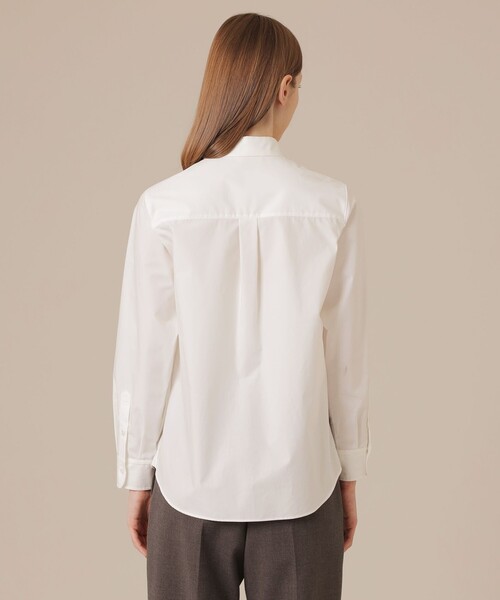 MACKINTOSH LONDON(マッキントッシュ ロンドン)の「【The Essential Collection】コットンブロードシャツ(シャツ/ブラウス・レディース・オフホワイト/ネイビー・38/40)」の8枚目の写真