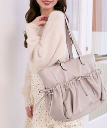 MAJESTIC LEGON | ギャザーリボントートバッグ(トートバッグ)