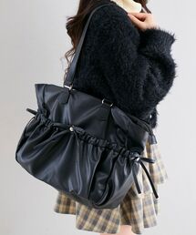 MAJESTIC LEGON | ギャザーリボントートバッグ(トートバッグ)