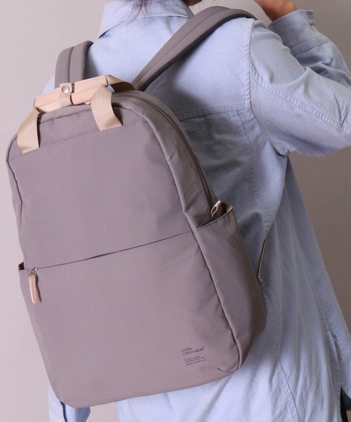 anello(アネロ)の「(LF)【anello】10ポケット/21L ハンドル付き リュック(バックパック/リュック・レディース・ブラック/ネイビー/グレー/グレイッシュベージュ・ONE SIZE)」の3枚目の写真
