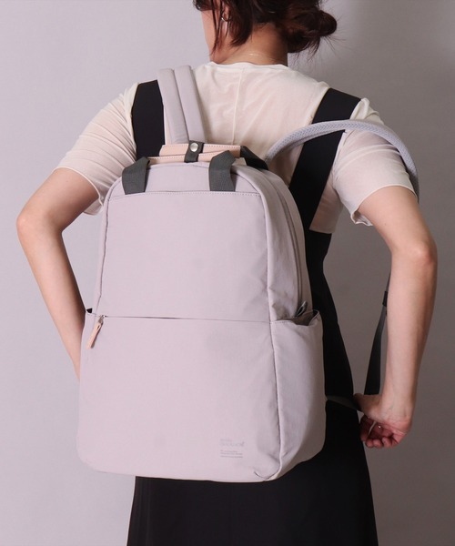 anello(アネロ)の「(LF)【anello】10ポケット/21L ハンドル付き リュック(バックパック/リュック・レディース・ブラック/ネイビー/グレー/グレイッシュベージュ・ONE SIZE)」の10枚目の写真