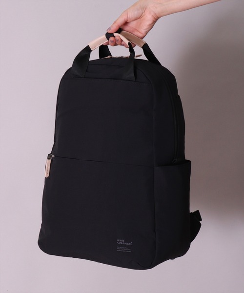 anello(アネロ)の「(LF)【anello】10ポケット/21L ハンドル付き リュック(バックパック/リュック・レディース・ブラック/ネイビー/グレー/グレイッシュベージュ・ONE SIZE)」の14枚目の写真