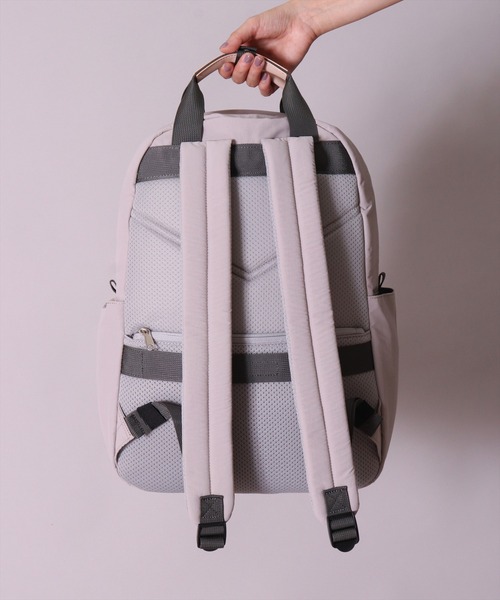 anello(アネロ)の「(LF)【anello】10ポケット/21L ハンドル付き リュック(バックパック/リュック・レディース・ブラック/ネイビー/グレー/グレイッシュベージュ・ONE SIZE)」の20枚目の写真