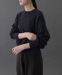 URBAN RESEARCH DOORS | FORK&SPOON　ボーダークルーネックニット(ニット/セーター)