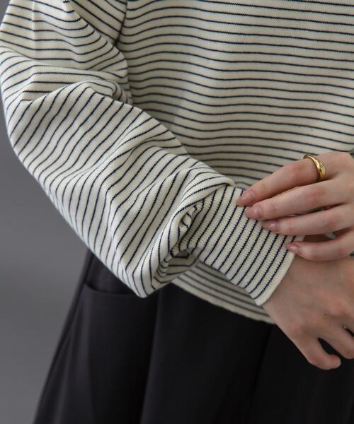 FORK&SPOON ボーダークルーネックニット（ニット/セーター）｜URBAN