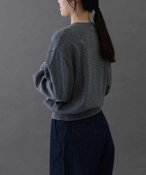 アーバンリサーチ ドアーズ（URBAN RESEARCH DOORS）/FORK&SPOON　ボーダークルーネックニット セール】FORK&SPOON ボーダークルーネックニット（ニット/セーター