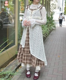 axes femme クリーム色 レースカーディガン　レア axes femme クリーム色 レースカーディガン レア - メルカリ