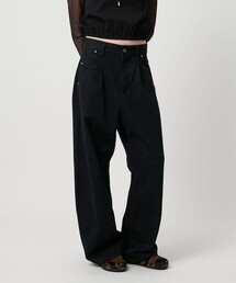 ASTRAET | ＜ASTRAET＞1タック バルーン デニムパンツ(デニムパンツ)