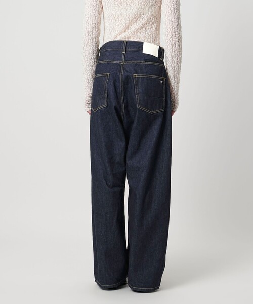 ASTRAET(アストラット)の「<ASTRAET>1タック バルーン デニムパンツ(デニムパンツ・レディース・ネイビー/ブラック・1/0/00/2)」の13枚目の写真