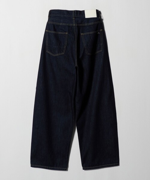 ASTRAET(アストラット)の「<ASTRAET>1タック バルーン デニムパンツ(デニムパンツ・レディース・ネイビー/ブラック・1/0/00/2)」の15枚目の写真