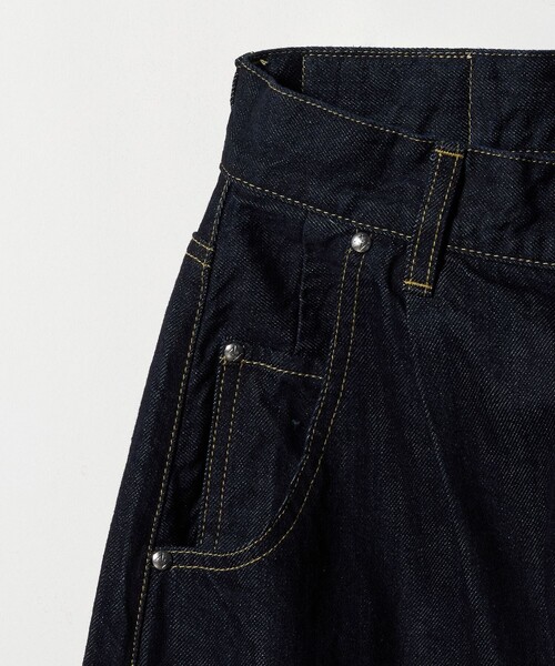 ASTRAET(アストラット)の「<ASTRAET>1タック バルーン デニムパンツ(デニムパンツ・レディース・ネイビー/ブラック・1/0/00/2)」の18枚目の写真