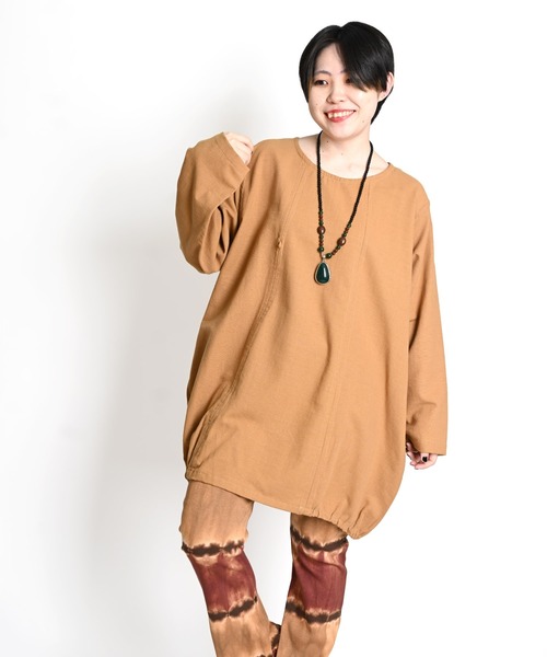 MARAI（マーライ）の「コクーンチュニック こなれ感（チュニック・レディース・A/B/C/D/E/F/G/H/I/J・FREE）」の8枚目の写真