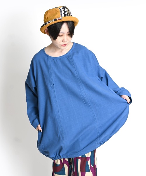 MARAI（マーライ）の「コクーンチュニック こなれ感（チュニック・レディース・A/B/C/D/E/F/G/H/I/J・FREE）」の10枚目の写真