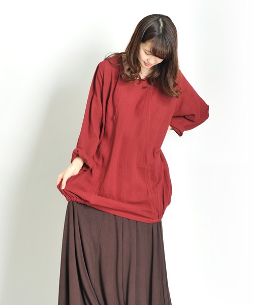 MARAI（マーライ）の「コクーンチュニック こなれ感（チュニック・レディース・A/B/C/D/E/F/G/H/I/J・FREE）」の14枚目の写真