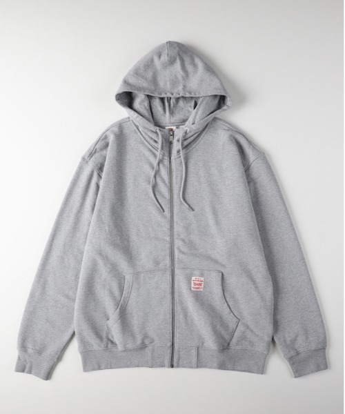 Levi's(リーバイス)の「【Levi's】ジップパーカー (フルジップ/フード/柔らか素材/耐久性/ベーシック/レイヤード/シーズンレス/デイリーユース/リーバイス)(スウェット・メンズ・グレー・L/M/S)」の3枚目の写真