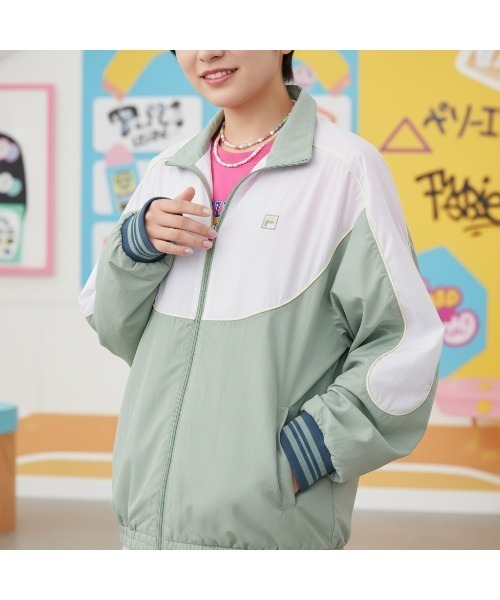 FILA（フィラ）の「CASUAL TRACK TOP（ジャージ・レディース・ブラック/ブルー/グリーン・S/M/L/XL）」の3枚目の写真