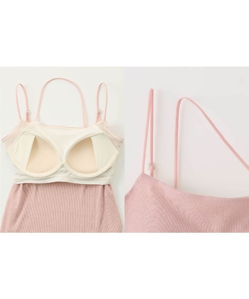 tutuanna(チュチュアンナ)の「ショートパンツ カップ付きルームウェア3点セット(ルームウェア/パジャマ・レディース・ピンク/グリーン系その他3/チャコール・L/M/S)」の19枚目の写真