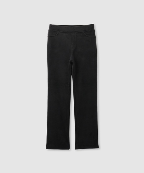 NAVY（ネイビー）の「nAvy マックヒート コーデュロイ裏ベロア ストレートパンツ（その他パンツ・レディース・ブラック/カーキブラウン/ベージュ・L/M/S）」の21枚目の写真