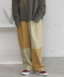 POU DOU DOU | パッチワークタックパンツ(その他パンツ)