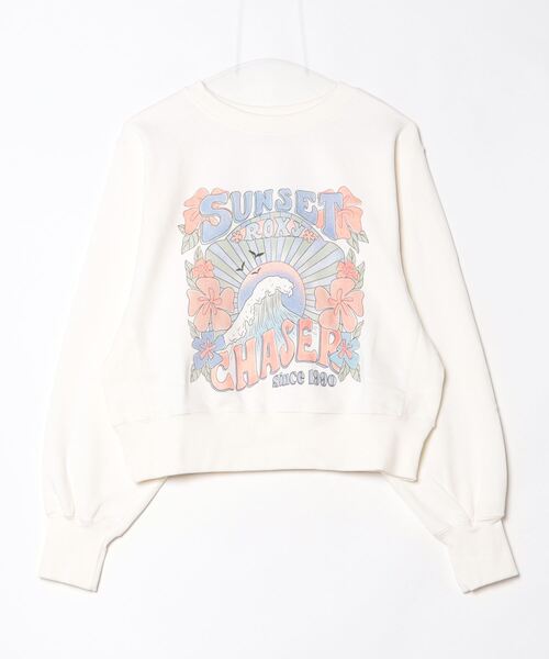 ROXY（ロキシー）の「ロキシー ROXY SUNSET CHASER（スウェット・レディース・ピンク/ホワイト/ブラック・S/M/L）」の2枚目の写真