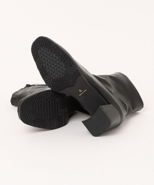 minia（ミニア）の「【minia】レディース ストレッチブーツ（ブーツ・レディース・ベージュ/ブラック/ダークブラウン・S/M/L/LL）」の5枚目の写真