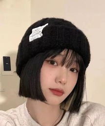 DiamondHearts（ダイヤモンドハーツ）の「ラベルポイントニットキャップ（ニットキャップ/ビーニー）」