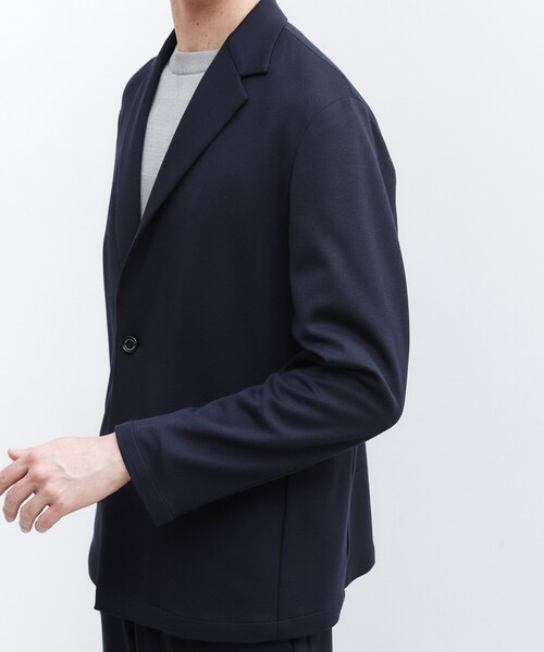 TAKEO KIKUCHI（タケオキクチ）の「【JUST ONE LAYER】ダウンファブリック テーラード ジャケット（テーラードジャケット・メンズ・ネイビー/ブラック・02/03/04）」の8枚目の写真