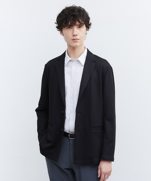 TAKEO KIKUCHI（タケオキクチ）の「【JUST ONE LAYER】ダウンファブリック テーラード ジャケット（テーラードジャケット・メンズ・ネイビー/ブラック・02/03/04）」の12枚目の写真