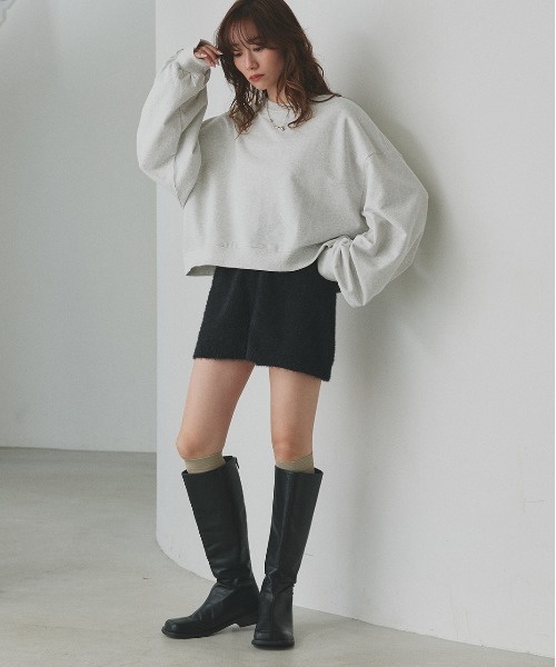 セール】シャギーニット ショートパンツ（その他パンツ）｜ad thie